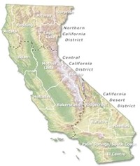 BLM - California map