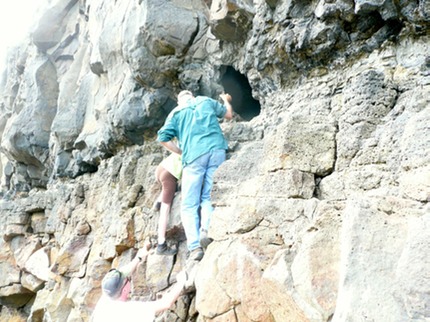 Blue Lake Rhin - Rock Layers