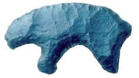 California - Prehistoric Artifact ca state prehistoric artifact chipped stone bear csp graphic