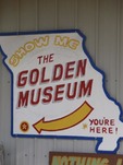 Museum - golden-pioneer-museum sign