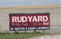 Museum - Rudyard sign