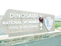 Zoe - Dino National Monument Sign (2009)