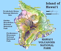 Site - Hawaii Volcanoes NP Map