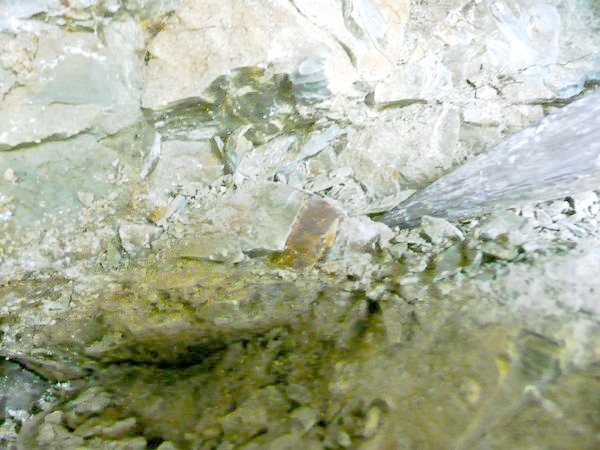 Specimen - Limonite Cube in Matrix at site (Z)
