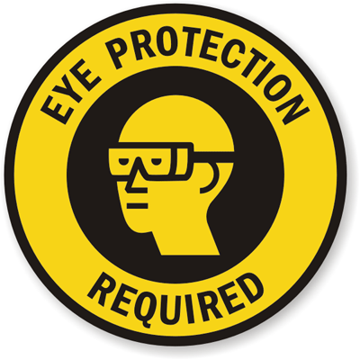 Tools - Sign Eye-Protection-Required