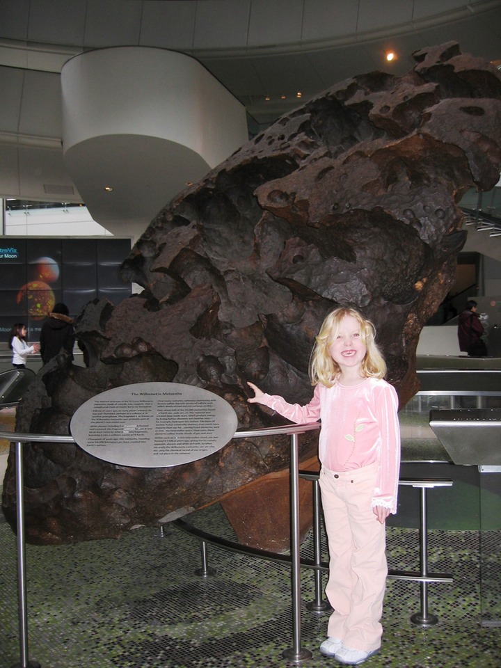 Willamette Meteorite & Zoe