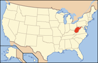 WV 220px-Map of USA WV