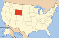 WY 220px-Map of USA WY