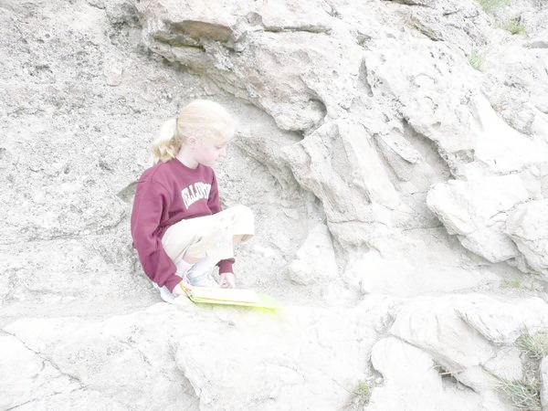 Zoe - Dino National Monument - Quarry Wall